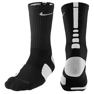 Nike Black/White Basketball Socks